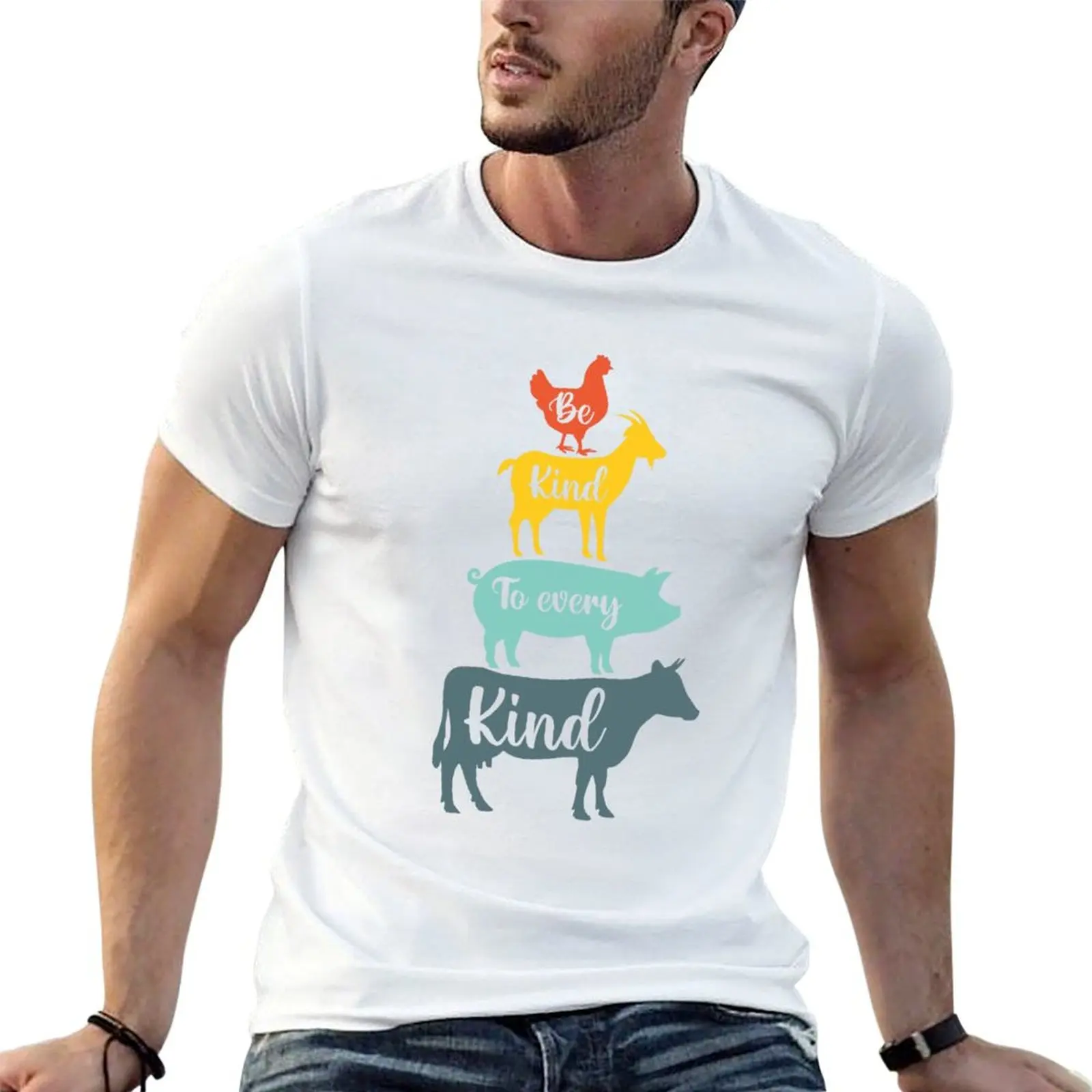 Compassionate Choices: T-shirt Fashion with a Heart pour homme, t-shirt graphique coupe slim pour homme