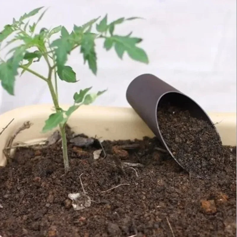 دلو بلاستيكي للحدائق وزراعة الأواني ، أسطوانة صغيرة ، تربة نباتية سمين ، مجرفة مجرفة بستنة ، مجرفة بستنة ، 2 sung