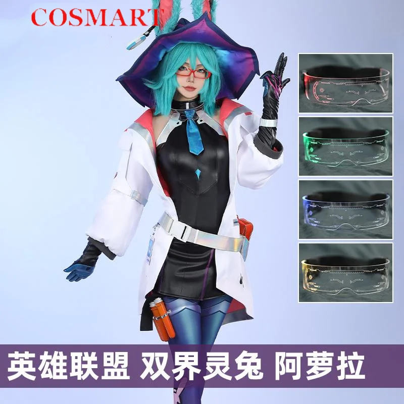 COSMART Lol Aurora The Witch Between Worlds Cosplay Costume Cos Game Anime Party Uniform Hallowen Play Role Clothes Clothing