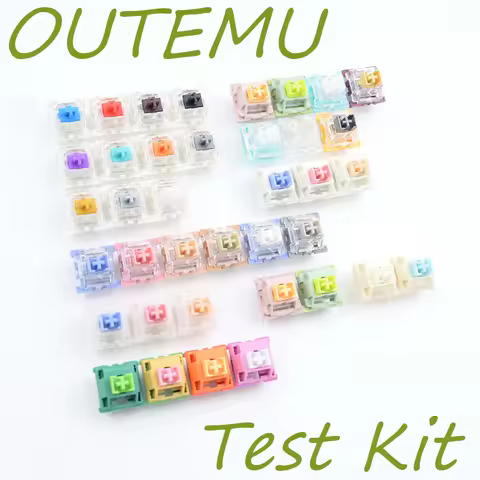 Outemu Switches Test Kit For Mechanical Keyboard Switch Silent Linear Tactile Clicky Hot-swap Custom Gaming 3Pin/5pin MX Switch