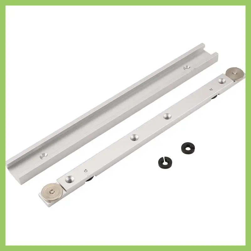 T Track Miter Bar Slider,Aluminium Alloy Miter Bar,Jig And Fixture Bar Slider Table Saw Gauge Rod Wiith Chute