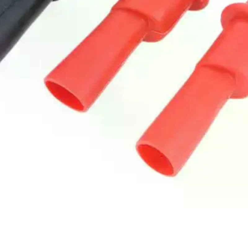 4Pcs Multimeter Test Probe Alligator Clip Insulated Metal Alligator Clamp For Circuit Testing Measurement Maintenance