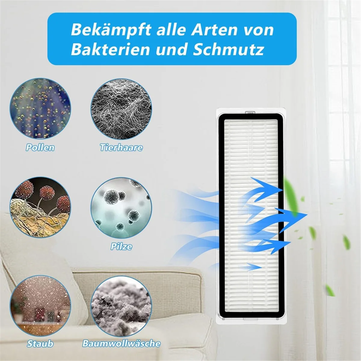 Für L10S Ultra/L10 Ultra/ X10 Plus, für L10S Pro Hauptseitenbürste HEPA-Filter Mopptuch Ersatzteile