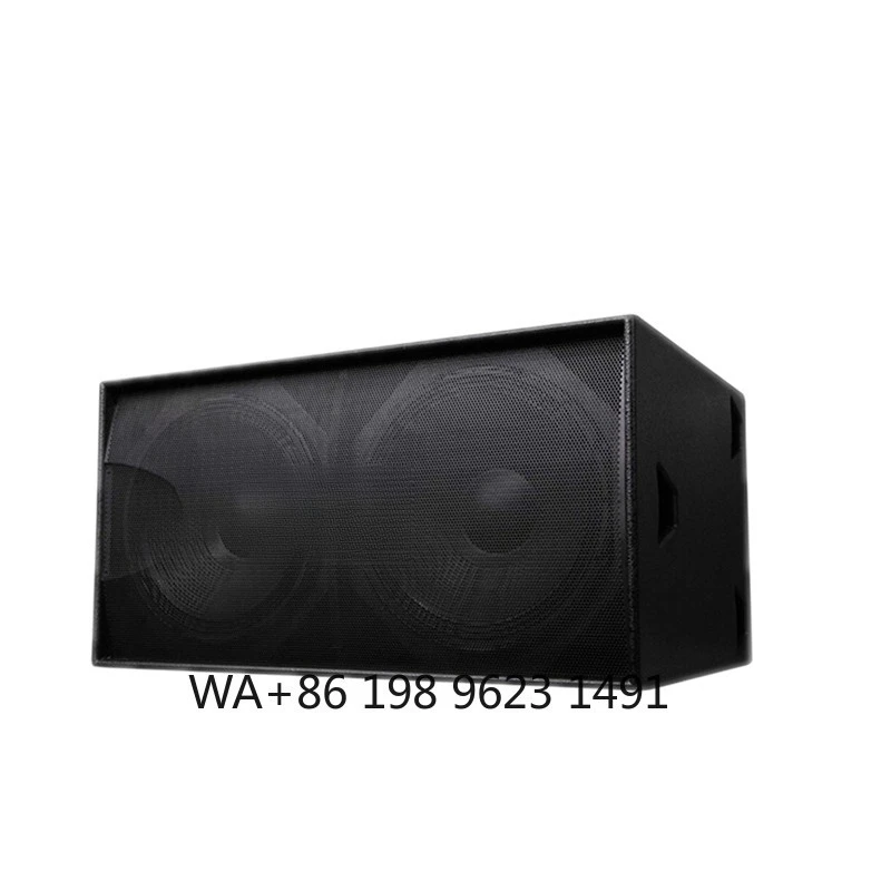 Dual 18 Inch Ultra Low Subwoofer Speaker Professional Audio System for DJ Stage Outdoor Concert Live Performance Event