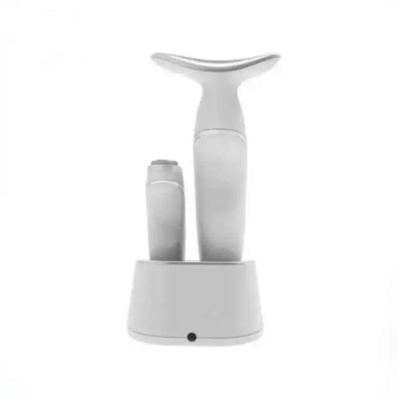 Eye care neck care household two in one beauty tool device RF face facail lifting vibration massage anti-age