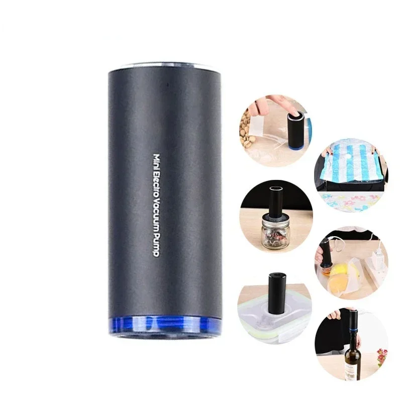 New USB Air Pump for Food Clothes Blankets Vacuum Storage Bags Sous Vide Home Travelling Vacuum Packaging Machine Food Saving