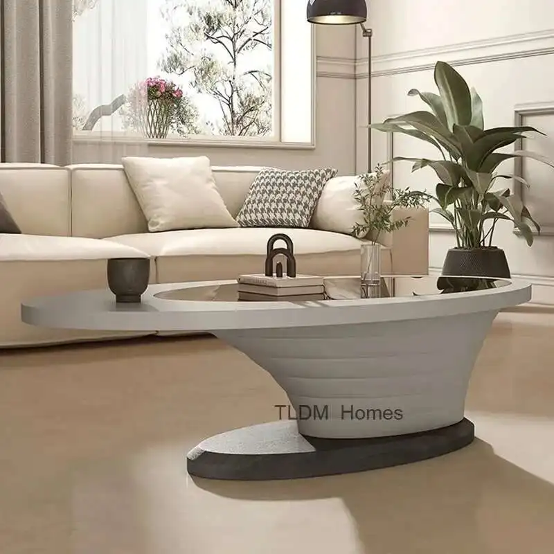 

Glam Oval Coffee Tables Luxury Living Room Modern Minimalist Coffee Tables Nordic Design Muebles Para El Hogar Home Furniture