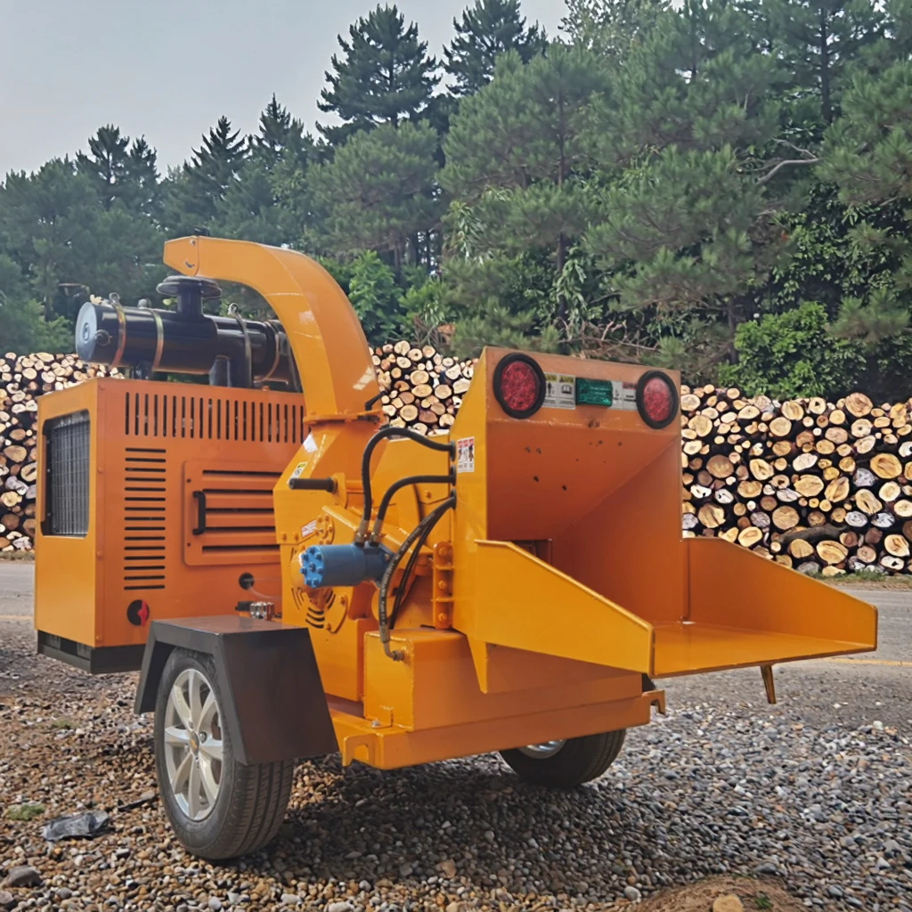 เครื่องย่อยไม้ไฟฟ้าประสิทธิภาพสูง 1 ตัน/ชม. สำหรับรีไซเคิลเศษไม้และกิ่งไม้เป็นเชื้อเพลิงชีวมวล