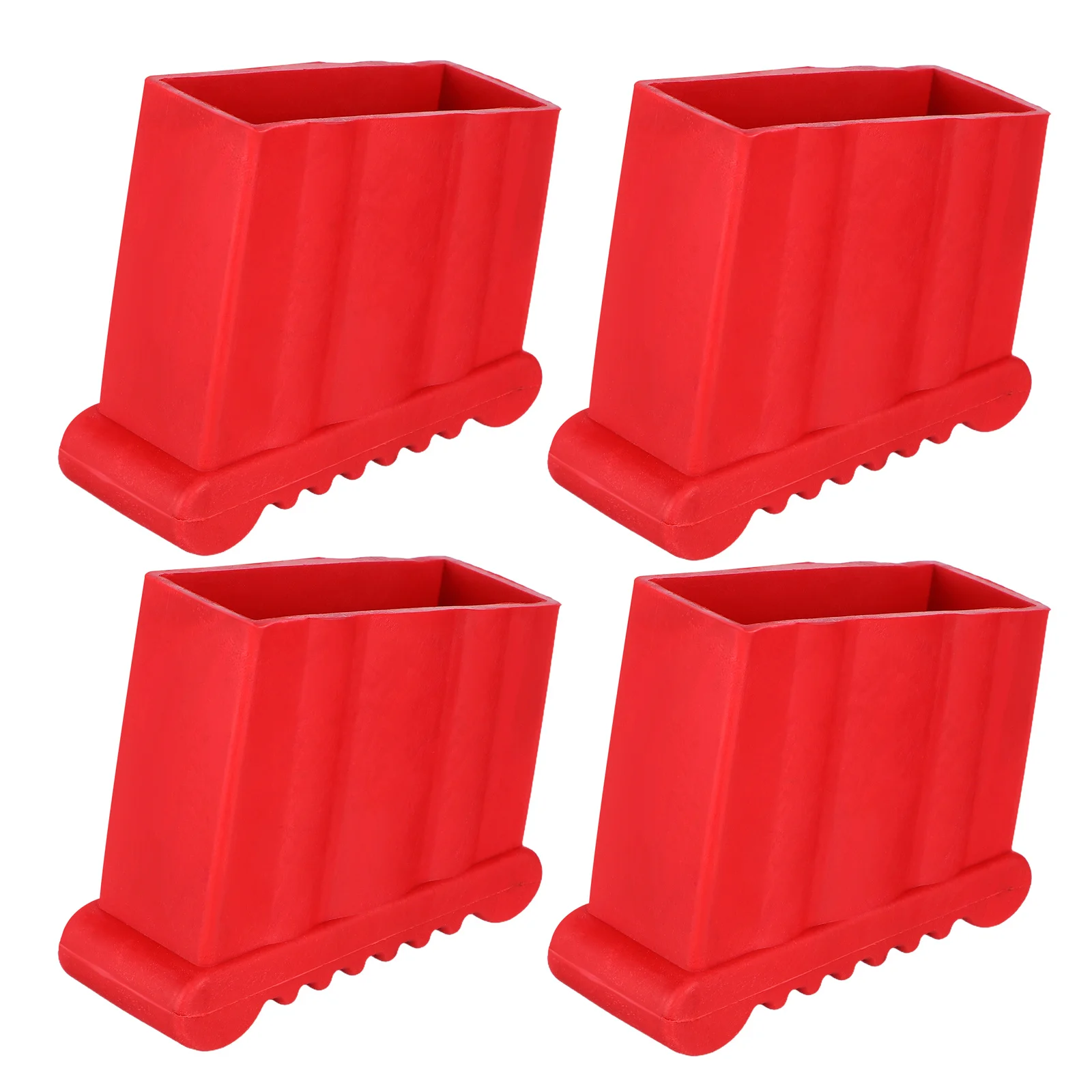 

4Pcs Step Ladder Foot Covers Heavy Duty Ladder Feet Protectors with Noise Reduction Bumper Guards for Extension Stepladder