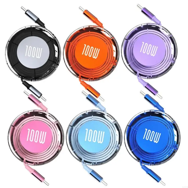 

H37B USBC Typec Cable 100W быстрая зарядка и передача данных расширяемая длина, подходящая для различных устройств