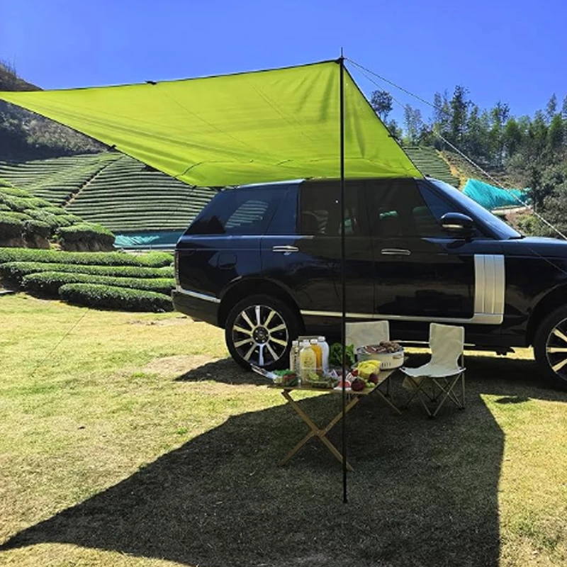 

Customizable SUV Car Roof Tent, Waterproof Tarpaulin, Sunshade Pole, Outdoor Camping Side Canopy