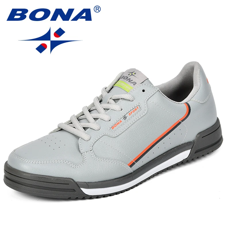 BONA 2023 Men Skateboarding Shoes Unisex Sport Sneakers Male Trainers Breathable Basket Shoes Men Shoes