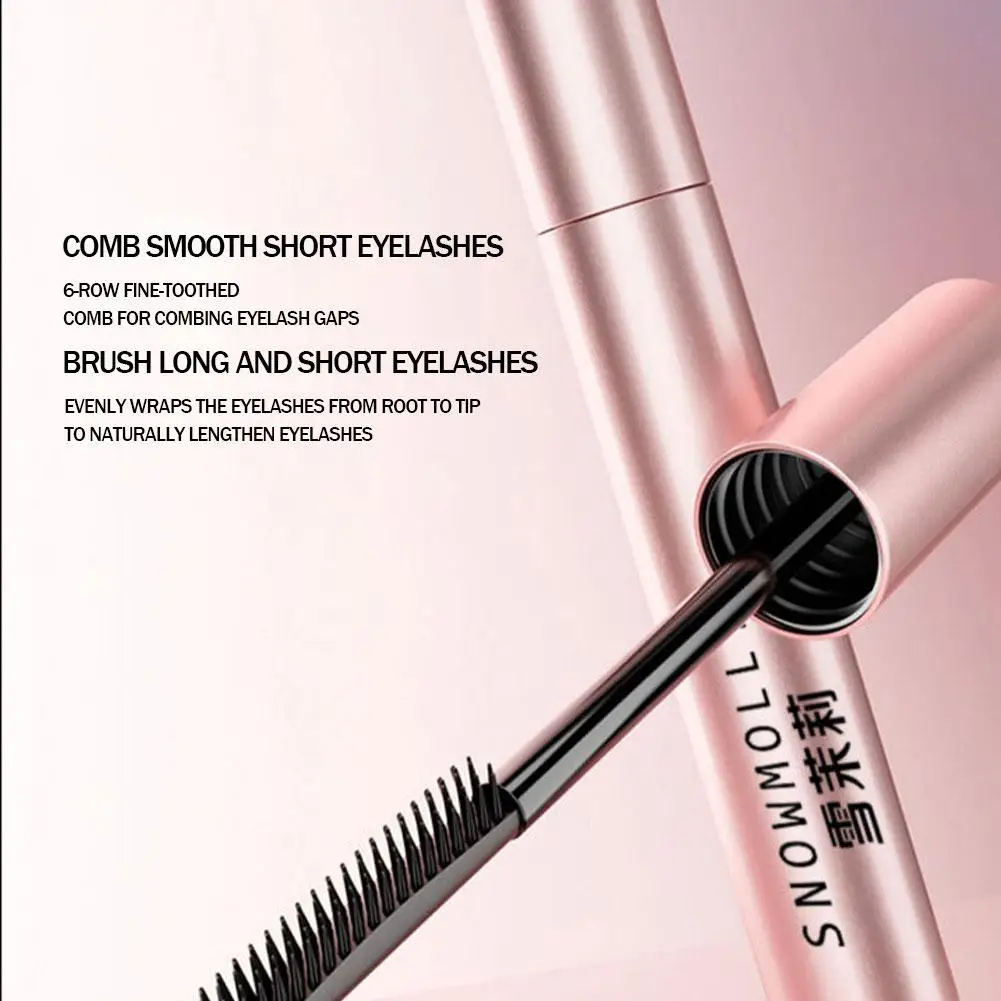 Fiber Mascara Waterproof Non-Smear-resistant Slender Voluptuous Dense And Permanent Quick-drying Non-removing Mascara Makeup