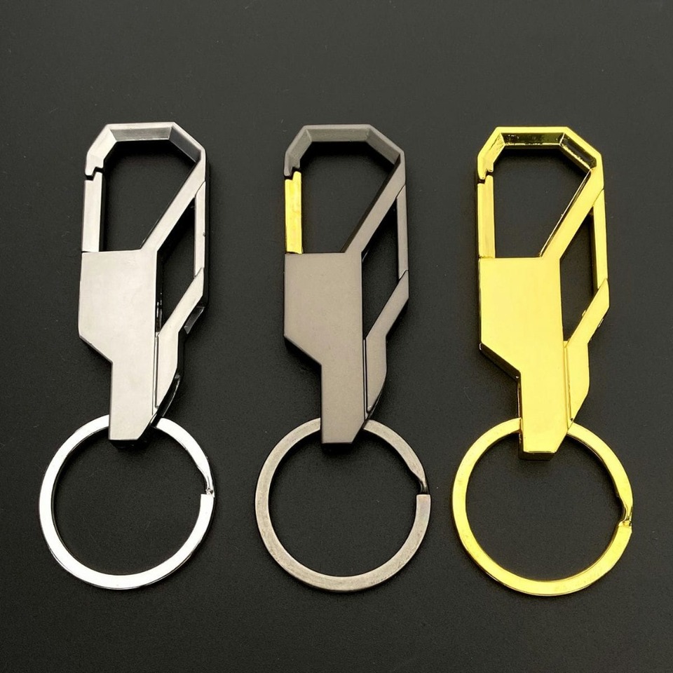  High end car metal keychain key ring Accessories personalized creative pendant event gift waist Hanging buckle fashionable 