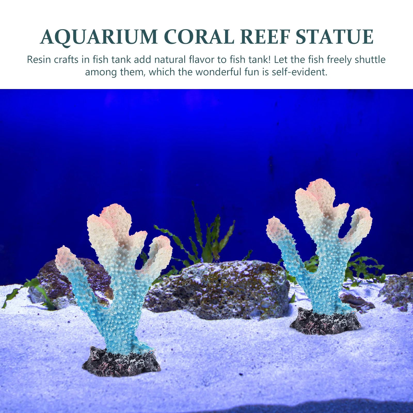 

Resin Coral Decor for Fish Tank Pond Aquarium Decoration Large L Fish Tank Resin Statue nament Pet Supplies Craft