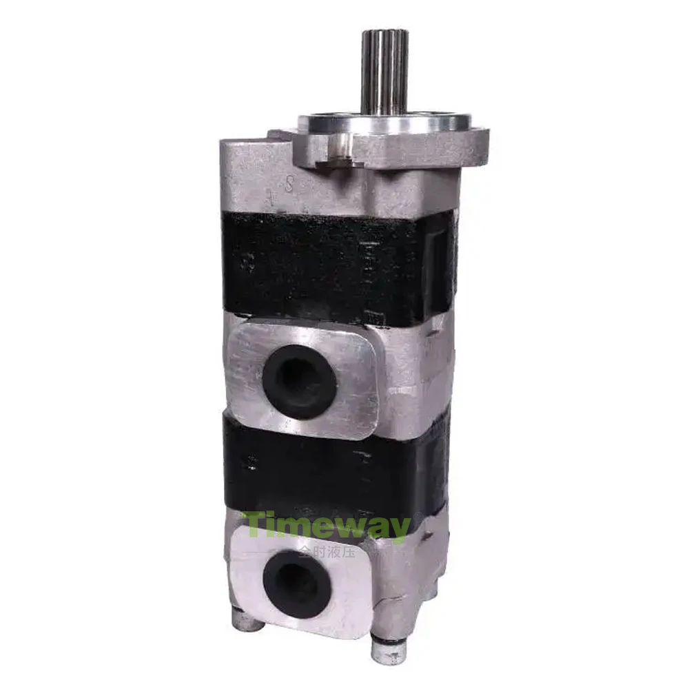 

Hydraulic Gear Pump CBKL-G32/G32-ATФ1L Double Gear Oil Pump Left Rotation Spline Shaft End