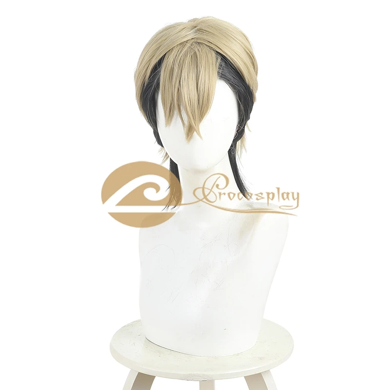 Zanka Cosplay Nijiku Wig Anime Role Play Adult Hair Cos Accessories for Halloween