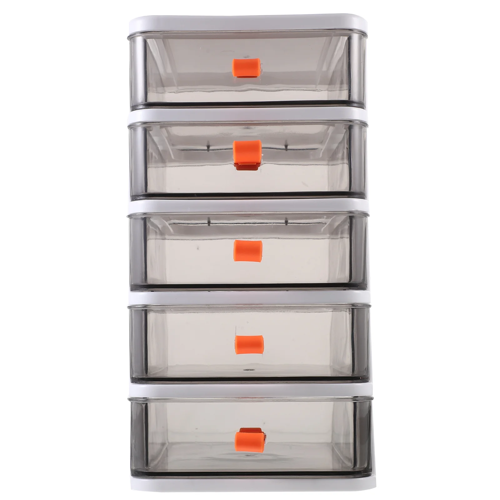 

Small Drawer-type Desk Storage Cabinet Transparent Desktop Box Plastic Multi-function Organizer Drawers Shelf Pp Office Shelves