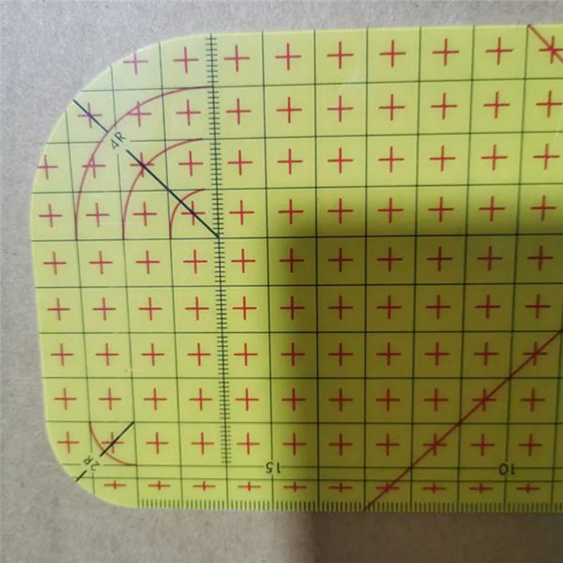 6 Pieces Acrylic Quilting Rulers Square Fabric Cutting Ruler With Clear Mark Quilting Ruler Ironing Ruler For Craft Easy Install