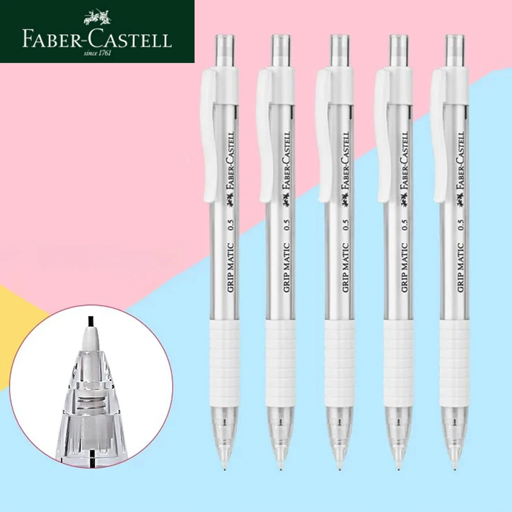 Deutscher Druckbleistift FABER-CASTELL 0,5 mm mit automatischem Minenkern für Schüler zum Zeichnen/Schreiben HB/2B Schreibwarenbedarf