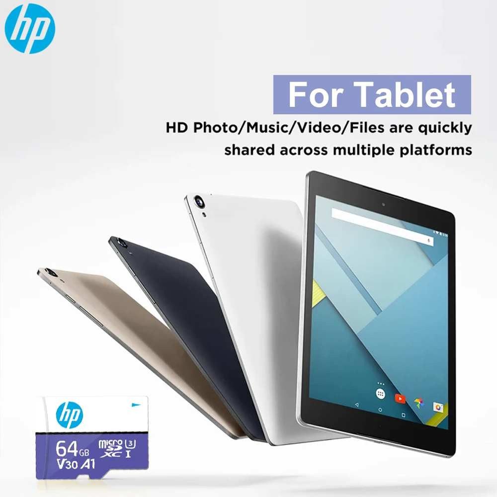 Original HP Speicherkarte 256 GB 128 GB 64 GB TF Micro SD-Karte Klasse 10 UHS-1 Flash-Karte Speicher Microsd für Smartphone PC
