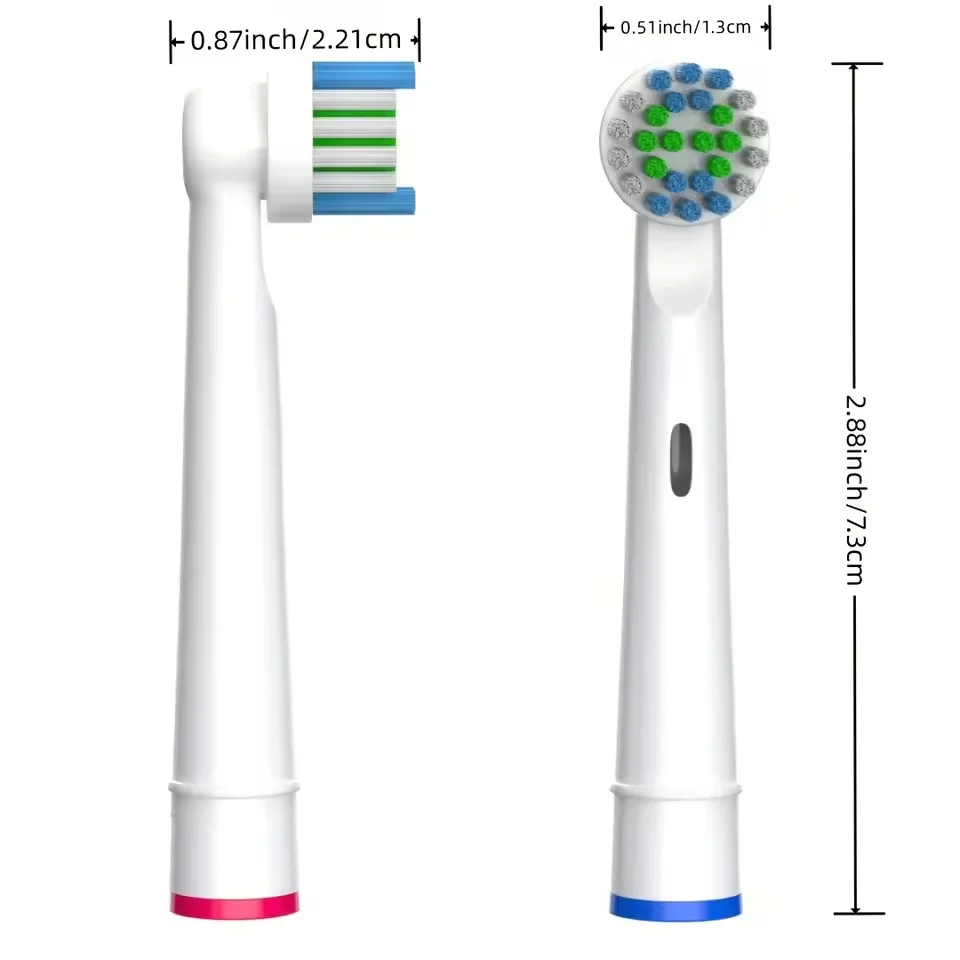 4/12/16Pcs Replacement Toothbrush Heads Compatible with Oral-B Braun Professional Electric Toothbrush Heads Brush Heads view 5