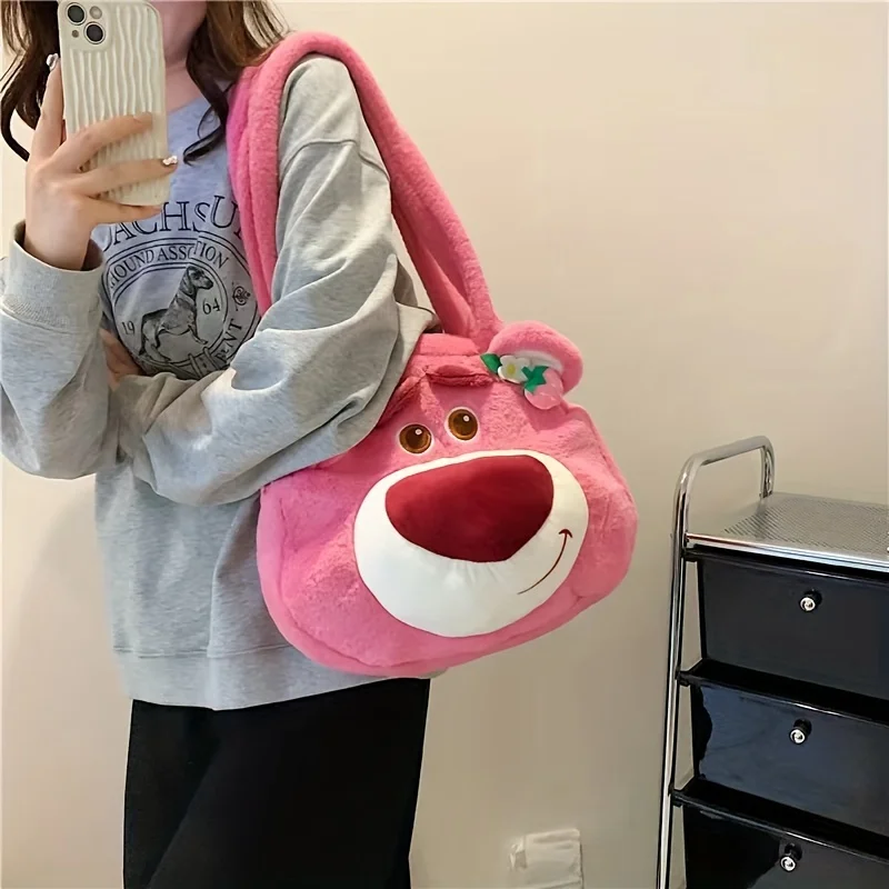 Disney Backpack Cartoon Dale Plush Handbag Fashion Women's Bag Large Capacity Shoulder Bag Shopper Bag Birthday Gift