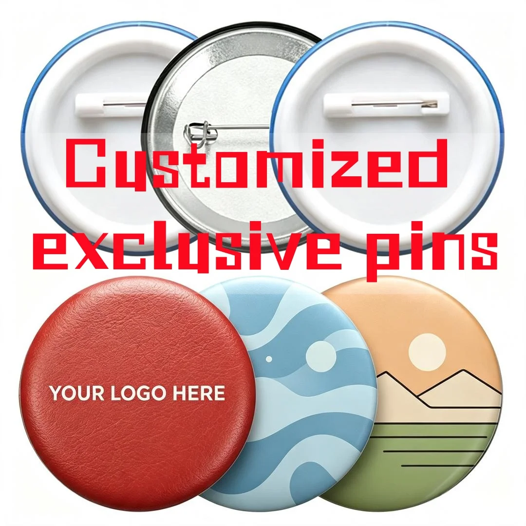 Trending Popular Blank Metal Round Safety Pins Custom Print Pin Badges DIY Accessory Holiday Business Custom Gift