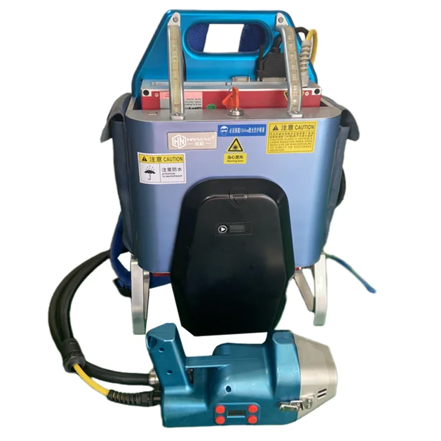 الصدأ 50 واط 100 واط 200 واط نوع حقيبة الظهر الصغيرة المدمجة موبا متعددة الوظائف آلة تنظيف ألياف الليزر #1