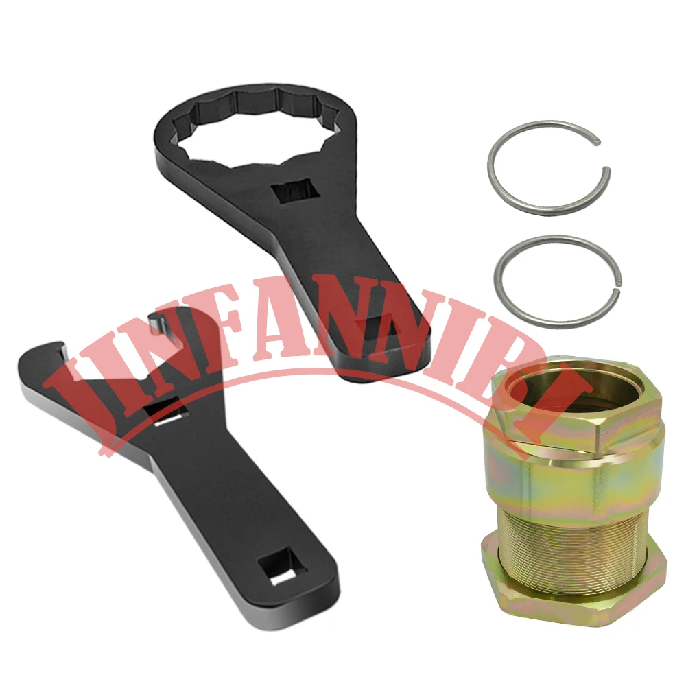 Rear Axle Jam Sleeve Nut Clip & Nut Wrench Tool for Honda TRX250X TRX400X TRX450