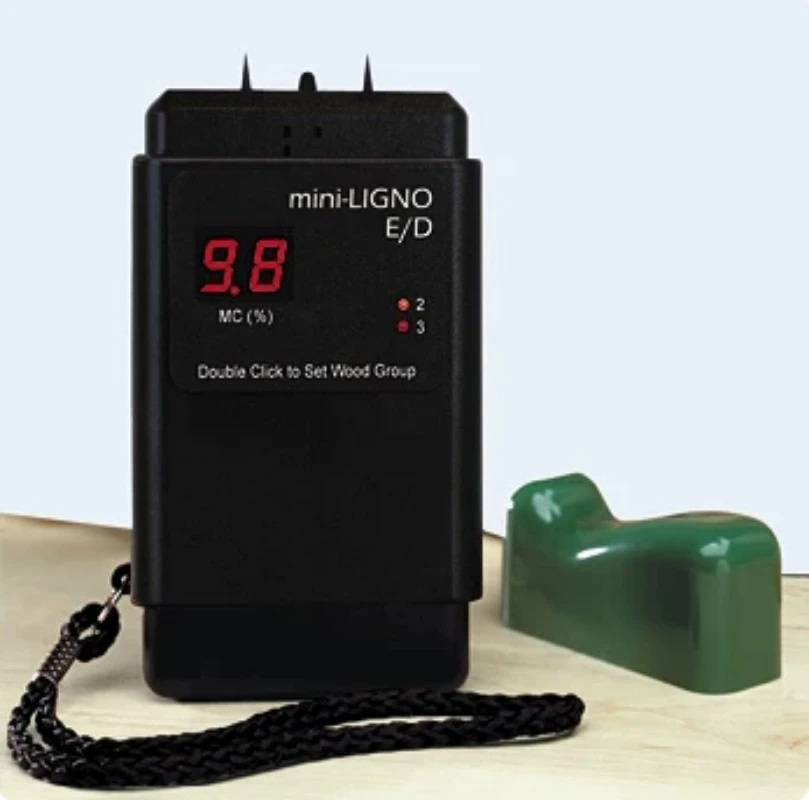 Mini-Ligno E/D Pin Type Wood Moisture Meter Digital Humidity Tester for Lumber Firewood Floors