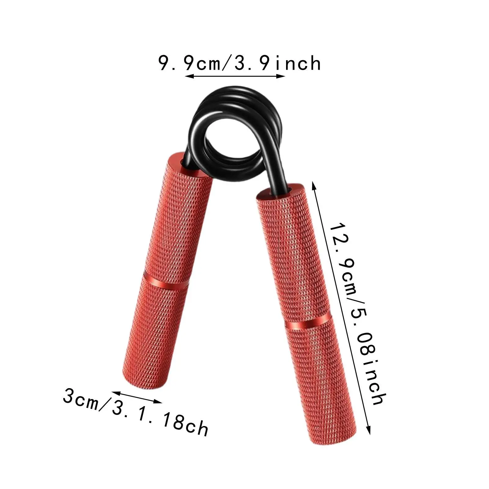 6x Grip Strength Trainer ข้อมือ Forearm Strengthener แบบพกพาอเนกประสงค์ Hand Exerciser Grip Strengthener สําหรับ Rock Climbing