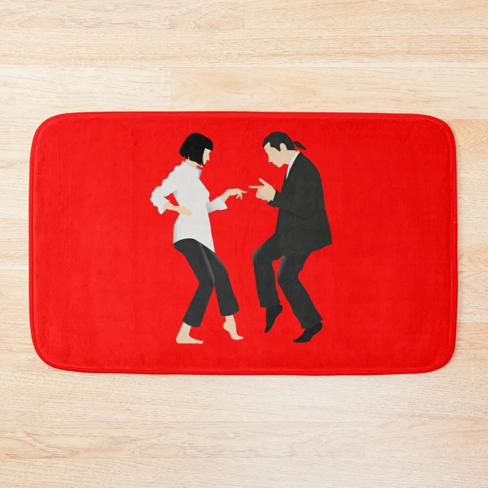 

Pulp Fiction Dancing 1 Bath Mat Bathroom Shower Toilet Carpet Anti-Slip Bathtub Mat