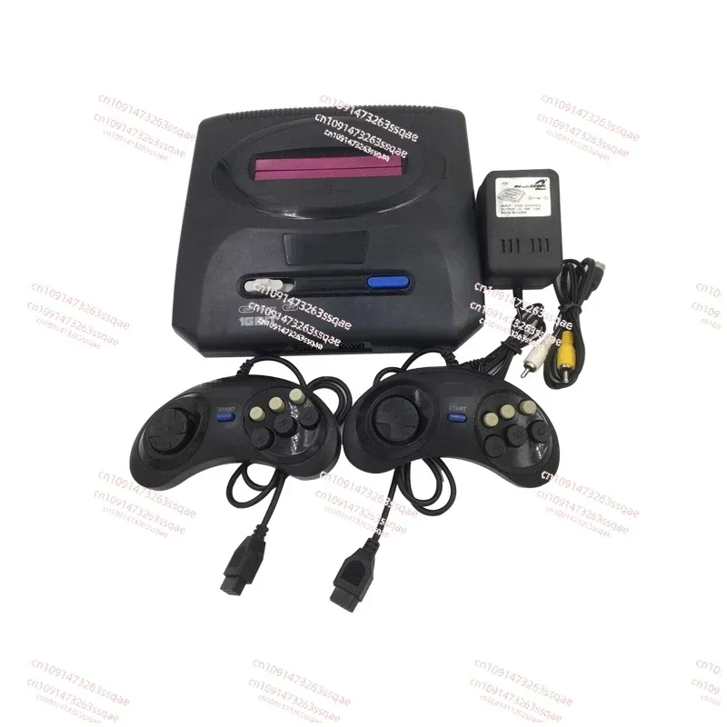 Second-generation Home Game Console, Nostalgic 16-bit Game Console, Old-fashioned Card MD Game Console