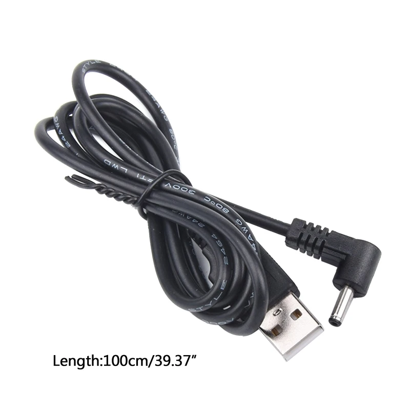 새로운 USB-DC 3.5mm 충전 케이블, USB A Male-3.5 잭 커넥터, 5V 전원 공급 장치, USB 허브 전원 케이블용 충전기 어댑터
