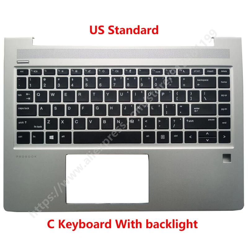Nuevo para HP Probook 440 G6 445 445R G6 cubierta trasera LCD para portátil reposamanos frontal teclado cubierta inferior piezas de repuesto Shell