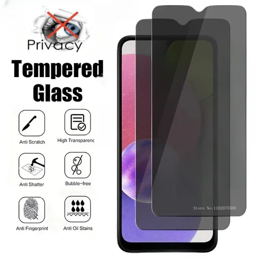 삼성 갤럭시 A13, A14, A15, A25, A35, A55 5G 용 스파이 방지 강화 유리, 프라이버시 스크린 보호대, 삼성 A34, A42, A53, A73 용, 2 개  Best5