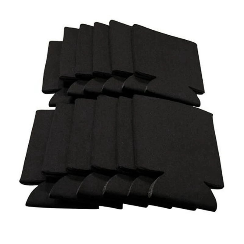 10PCS Neoprene Beer Can Cooler Drink Cup Bottle Sleeve Insulator Wrap Cover New White