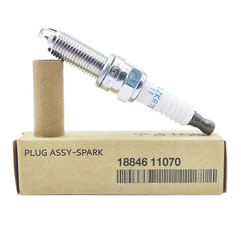 4/6pcs 18846-11070 SILZKR7B11 Iridium Spark Plug For Hyundai Elantra Santa Acura Sonata 8 18846 11070 SILZKR7B-11 1884611070