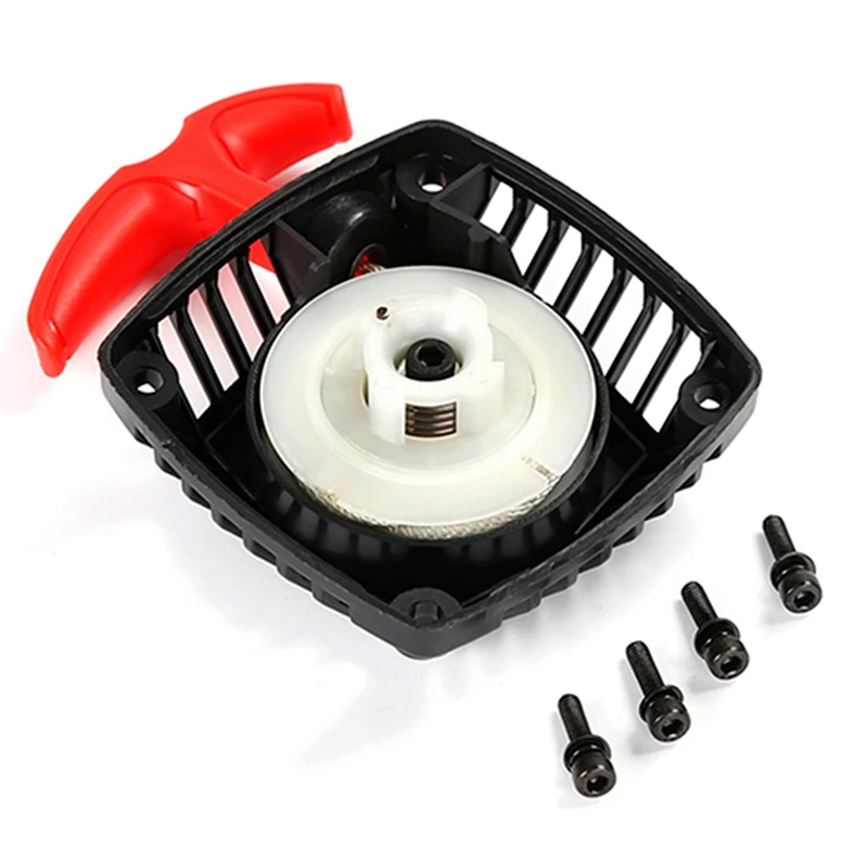 2X Easy To Start Pull Starter Start For 32Cc-36Cc Engine Zenoah CY For 1/5 Hpi Baja 5B Rovan LT Losi 5Ive-T,Red