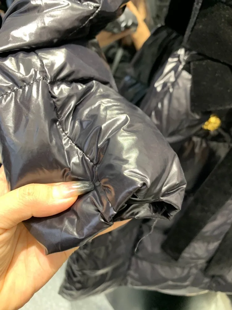 Abrigo largo grueso y cálido para mujer, Parkas ajustadas de doble botonadura con cinturón, abrigo de trabajo ligero para oficina de invierno