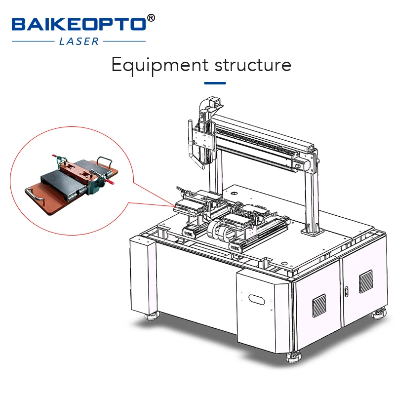 Precision Laser Welder Single Station for Power Battery Cell Connection Sheet Tab Welding Machine