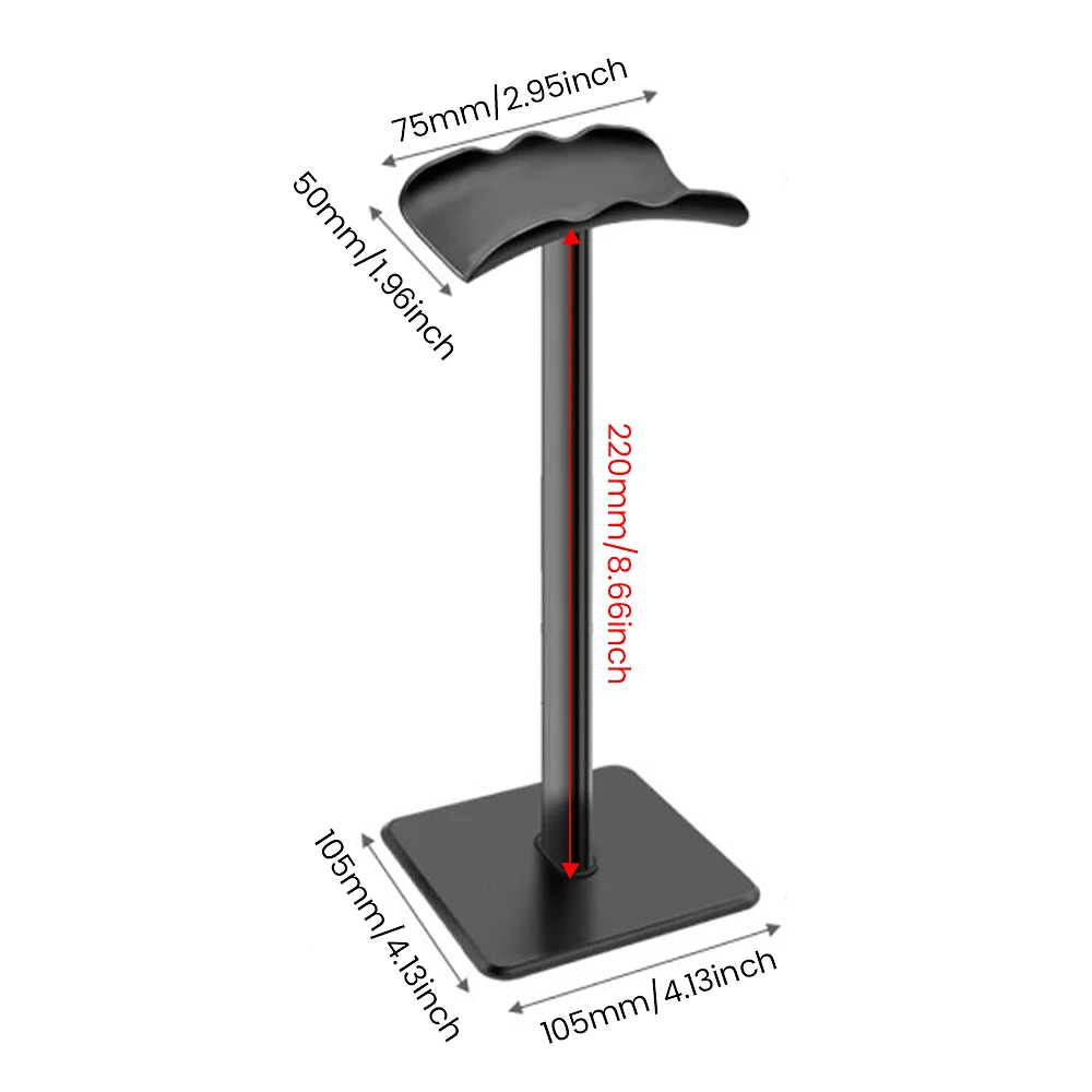 Desktop Aluminium Alloy Aluminium for-Bluetooth Headset Stand Holder Headphone Rack Mount Hanger wired Earphone Gamer Hanger PC