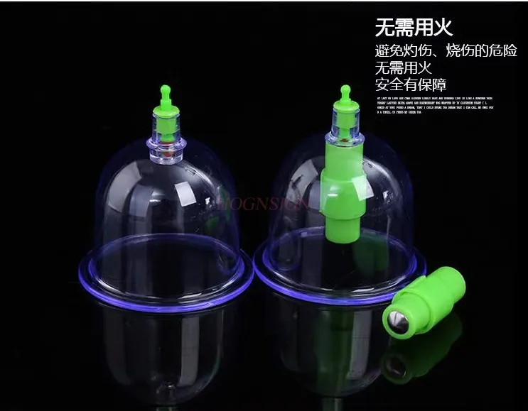 12PCS Cup Vakum Medis untuk Terapi Cupping, Penghisap Selulit, Pijat Anti-Selulit, Kit Terapi Cupping