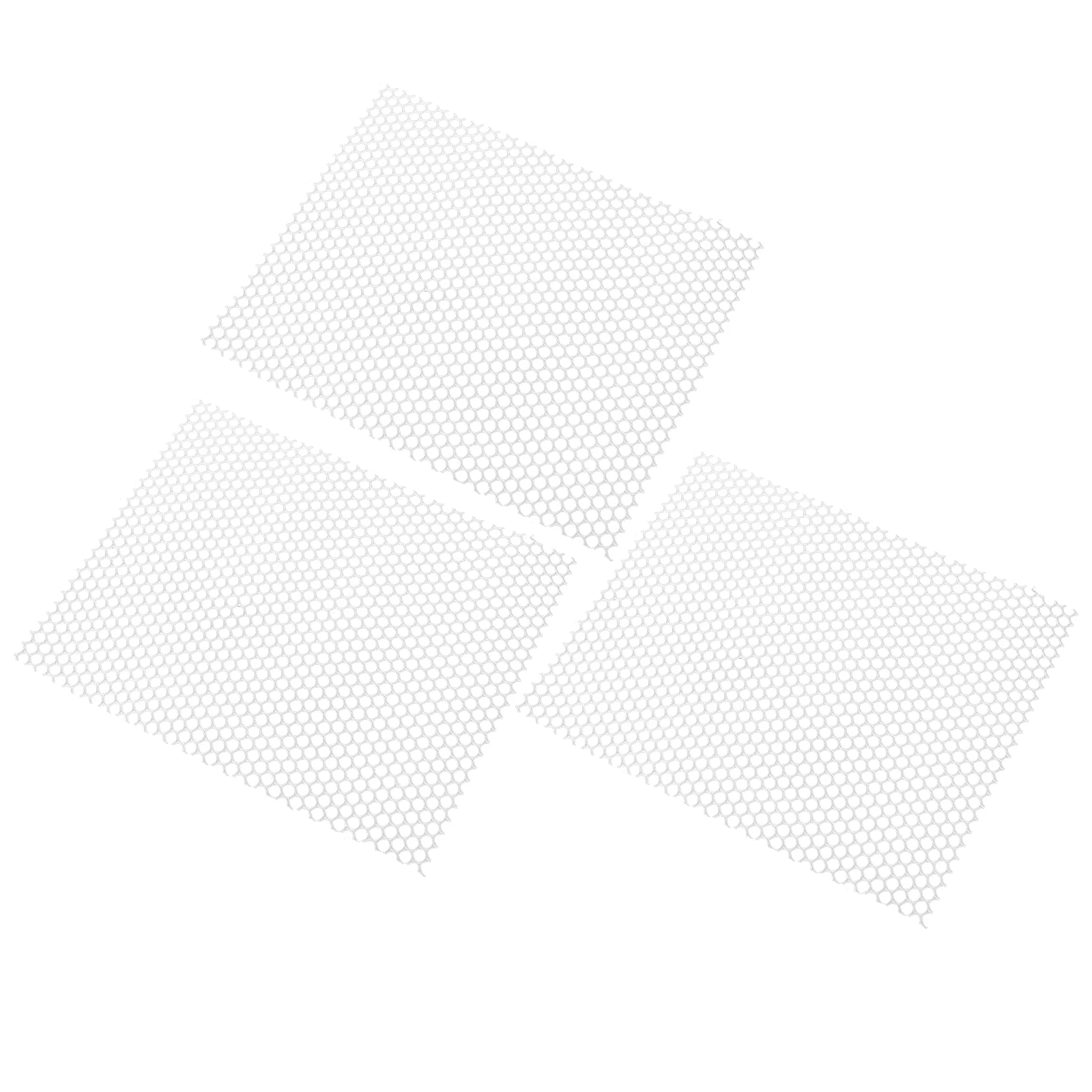 

3pcs Pet Pad Dog Cage Rabbit Hamster Hollow Mesh Non Slip Durable Plastic Water Leakage Proof Puppy Adult Foot Clean Mat Pet