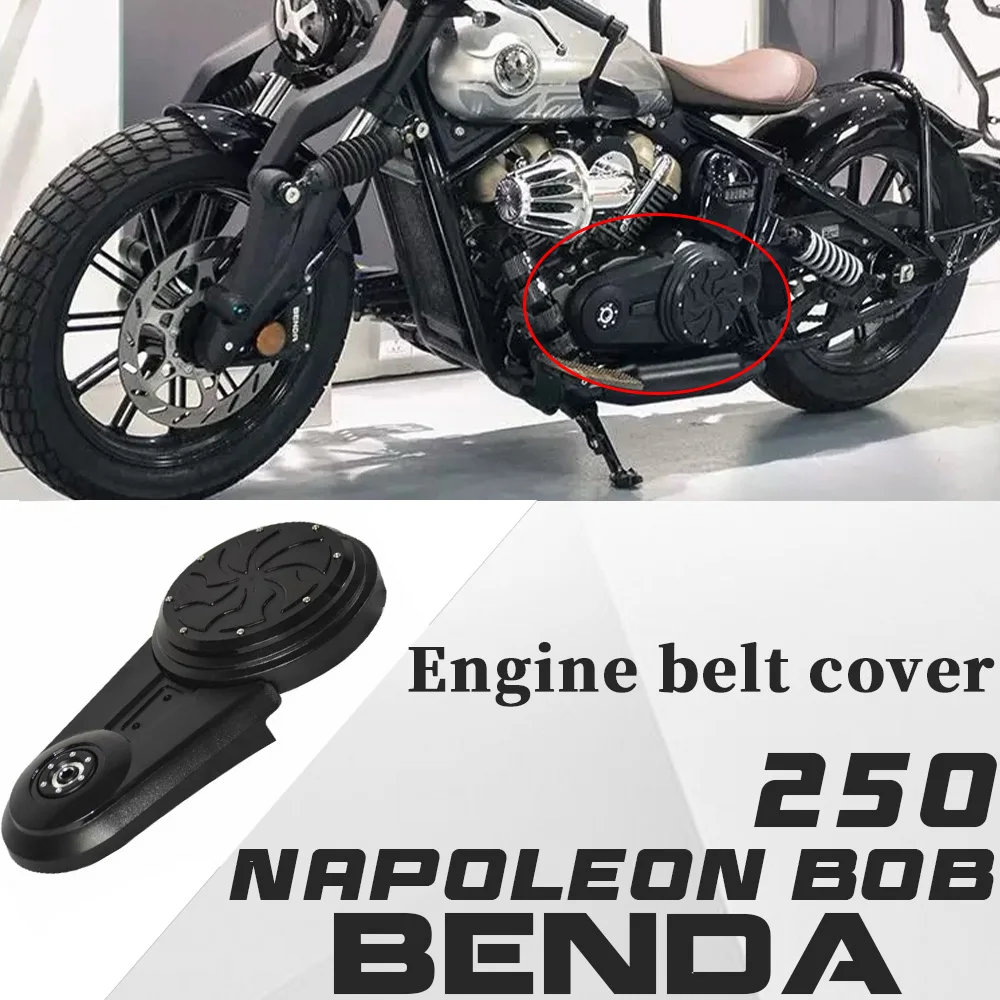Motorfliegenabdeckung, Seitenabdeckung, Riemen, dekorative Abdeckung, PC-Zylinderkopf für BENDA Napoleon Bob 250