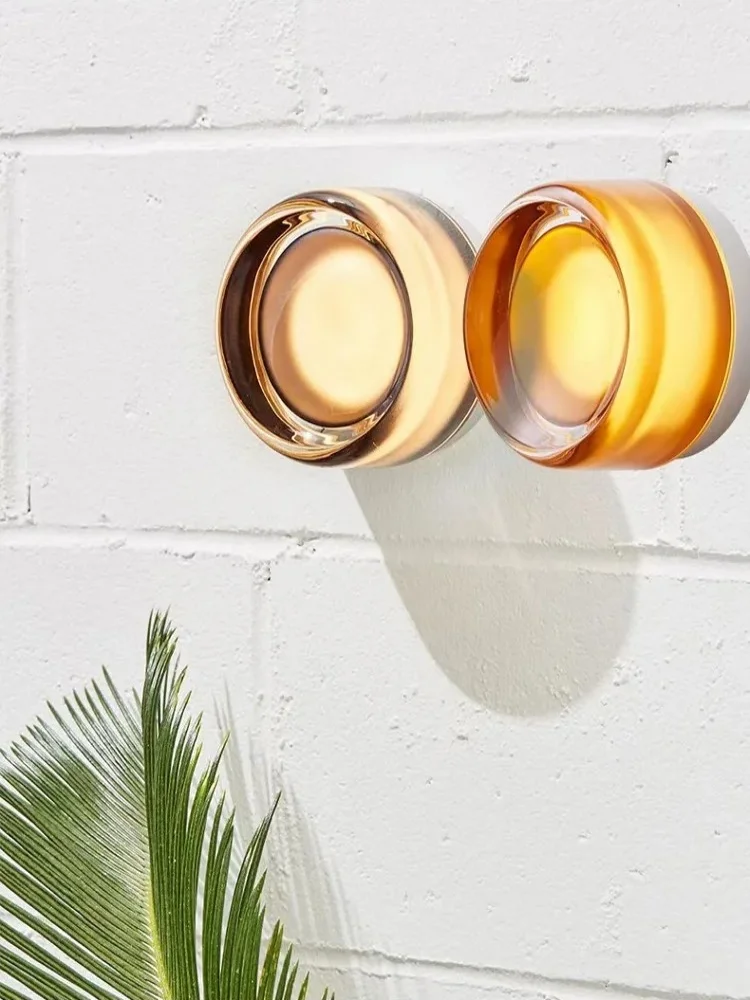 Nordic Minimalist Circular Wall Lamp Modern Restaurant Corridor Study Room Bedroom Bedside Wall Lamp