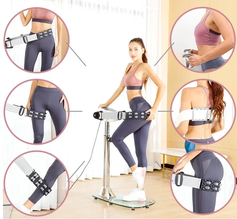 Vibrating Fat Shake,fitness,Electric Leg Abdominal Massage,Roller Shaker Table,High Frequency Vibration Plate,Exercise Machine