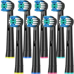 Black/White Replacement Brush Heads For Oral B Electric Toothbrush Advance Power Vitality Precision Clean Pro Health Triumph 3D