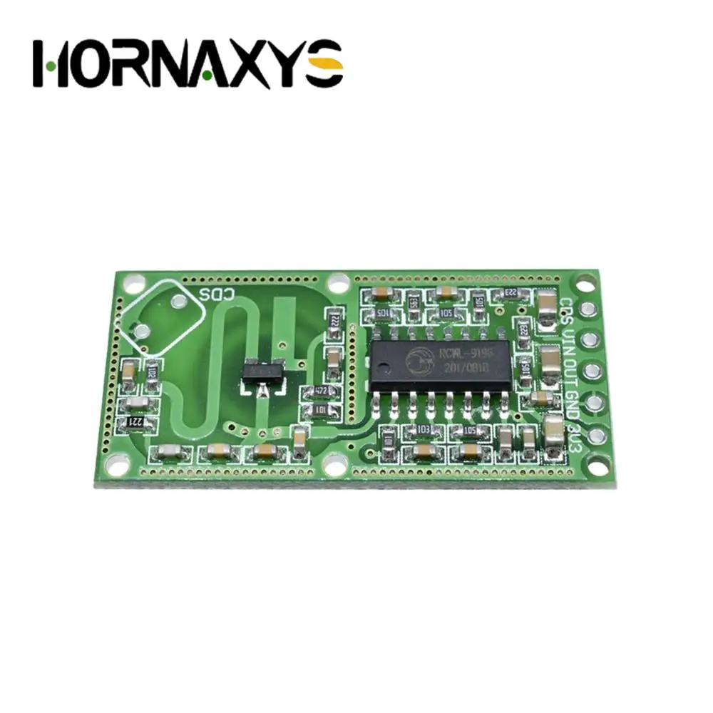 5/10PCS RCWL-0516 Micro Wave Radar Sensor Switch Board RCWL 0516 Microwave Human Body Induction Intelligent Module Output 3.3V